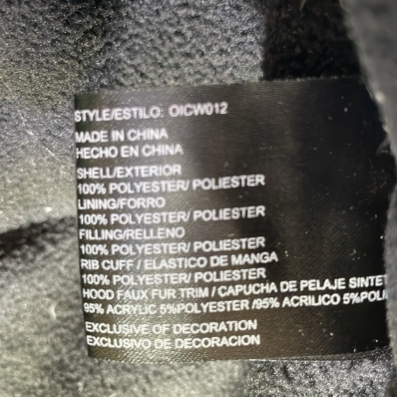 Canada Weathergear Infant Boys Green Fleece-lined Jacket Faux Fur Trim Size 12M - Picture 7 of 7